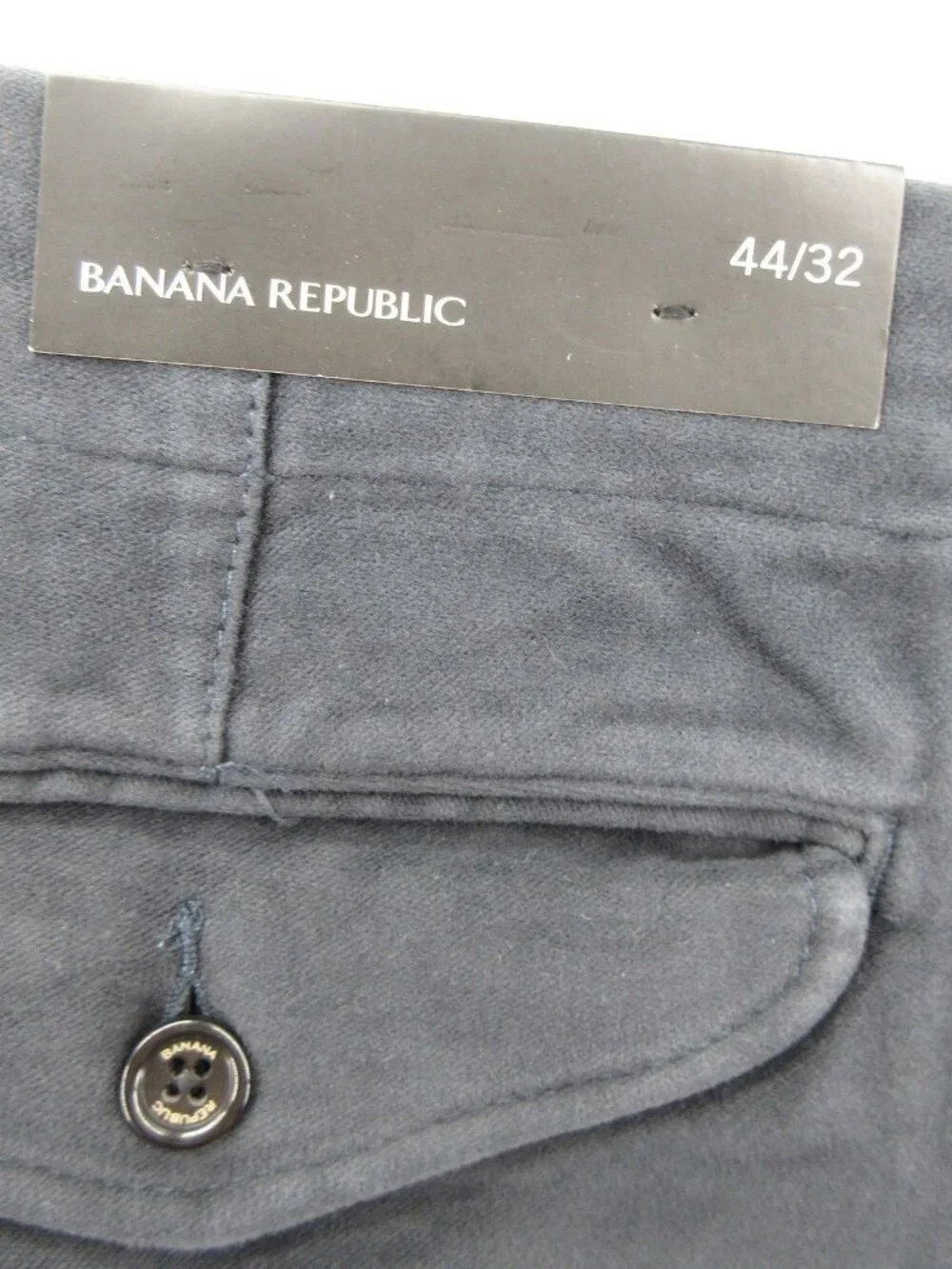 Banana Republic Pants 44X32 Navy Chino Relaxed Fit Baggy Canvas Y2K NEW